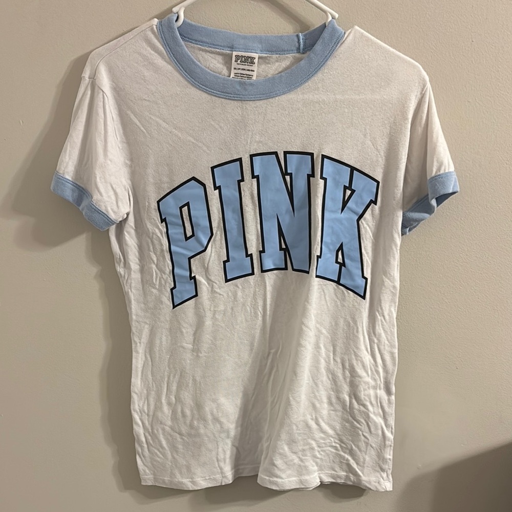 PINK Victoria's Secret women’s Shirt with Blue PINK logo
